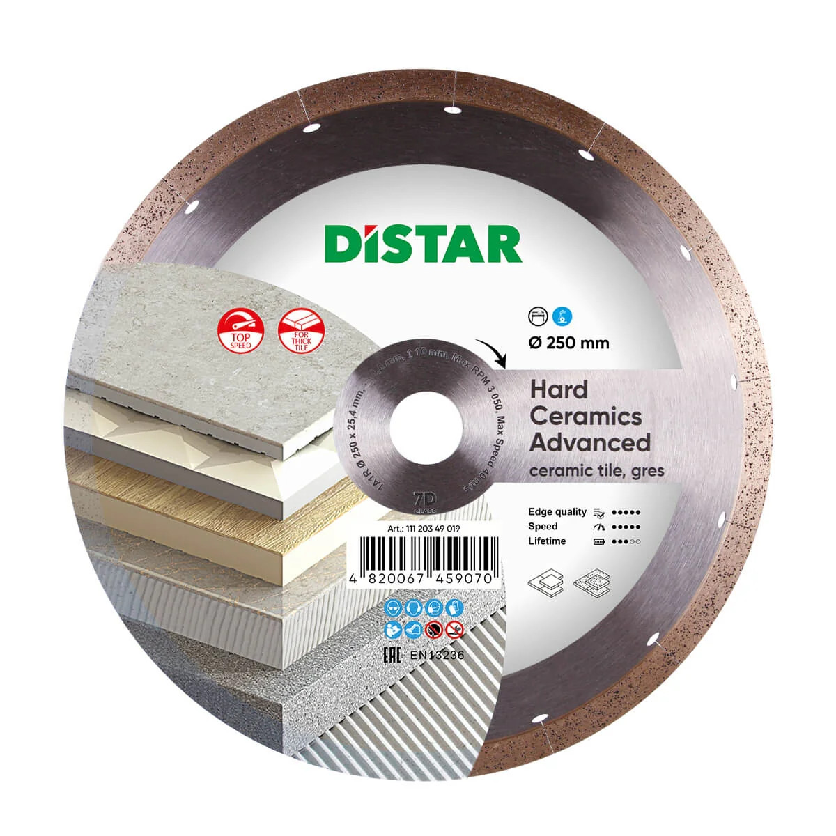 DiStar Hard Ceramics Advanced Diamond Blade