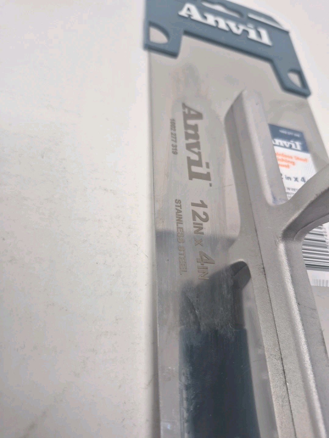 Anvil 12 In. X 4 In. Stainless Steel Finishing Trowel - New Open Box - See Desc.