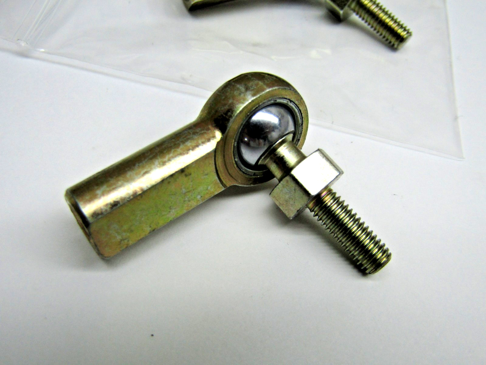 (Lot of 2) 10-32 Rod End Bearing Ball Joint with Stud Female, RH Linkage