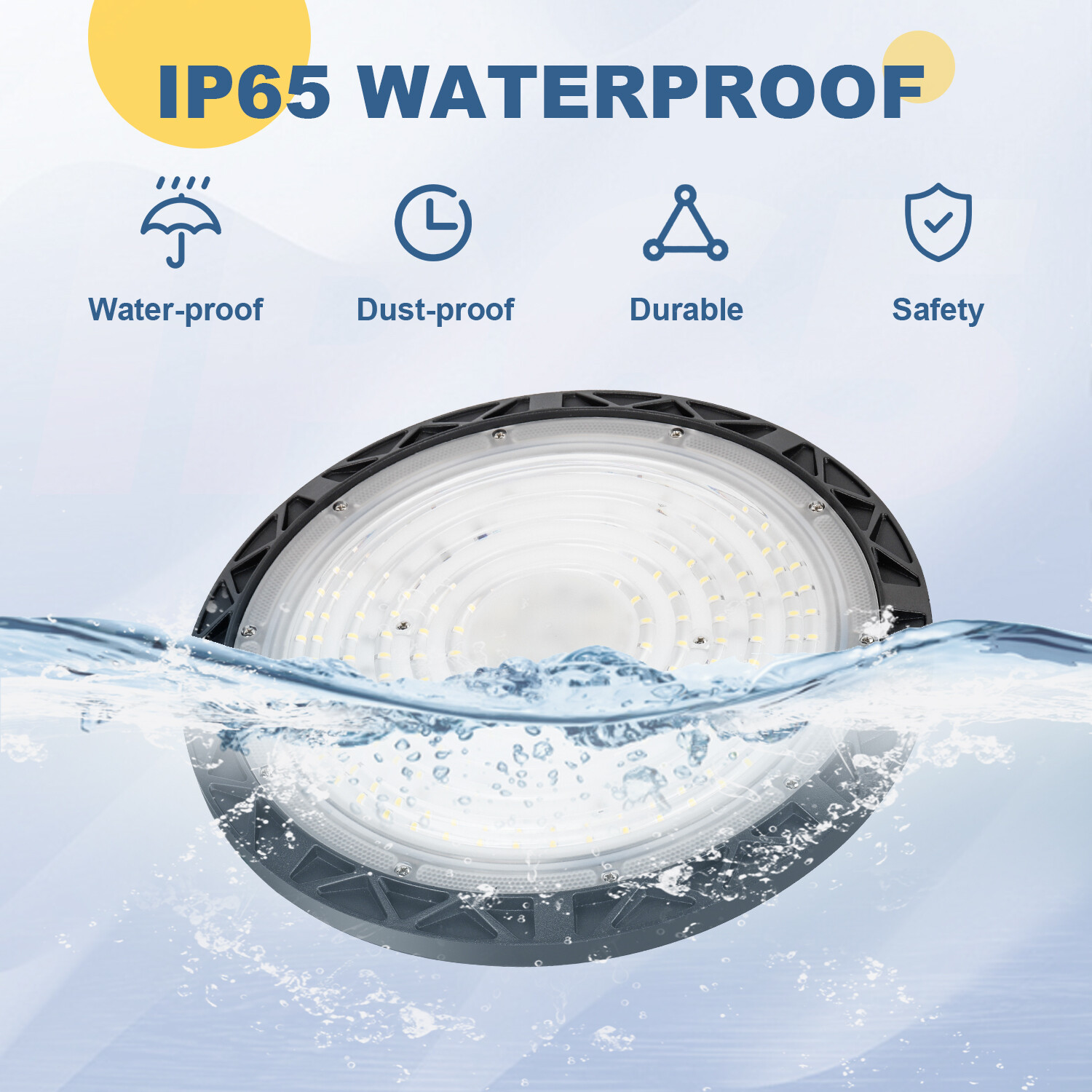 20 Pack Led UFO High Bay Light 100W Warehouse Factory Commercial Industrial Shop