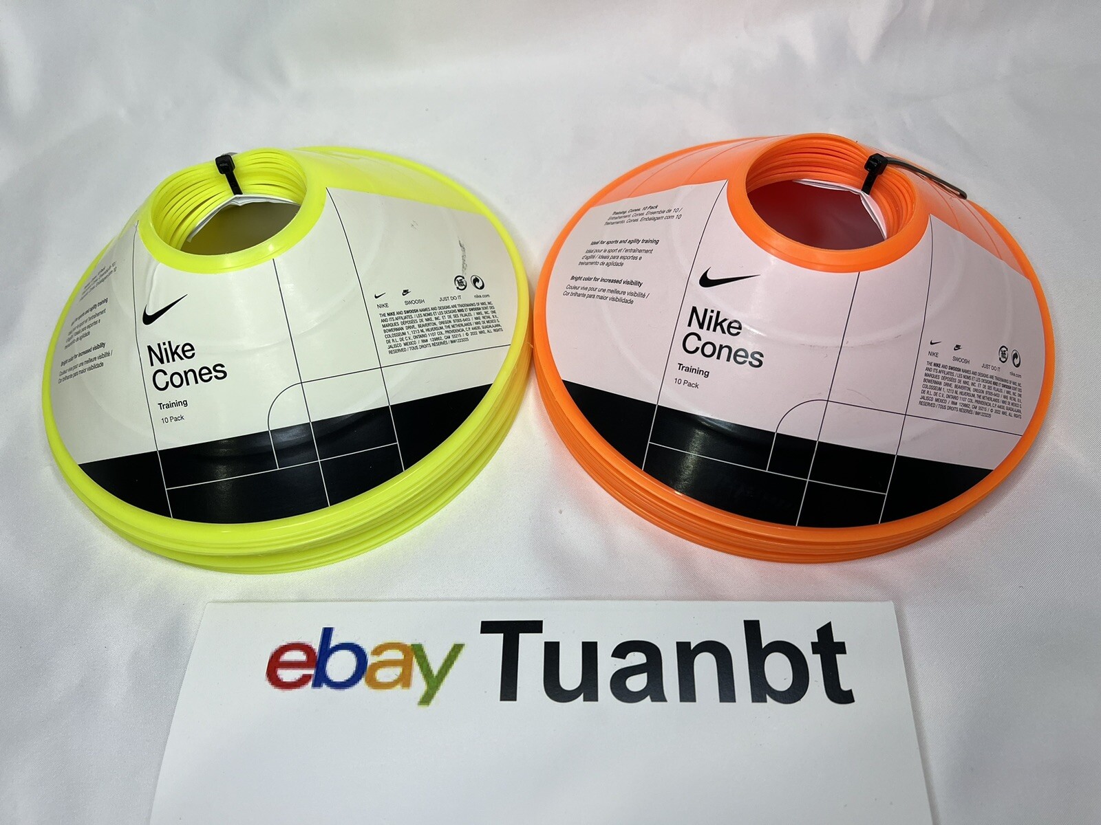BRAND NEW Nike Training Cones Yellow/Orange 10 Pack Soccer Football Sports