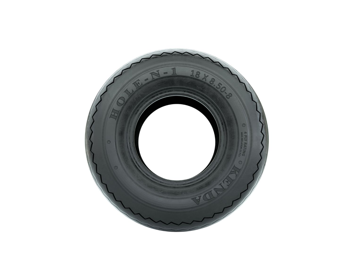 (1) Golf Cart Tire Only 18x8.50-8 Kenda Stock Height No Lift Needed