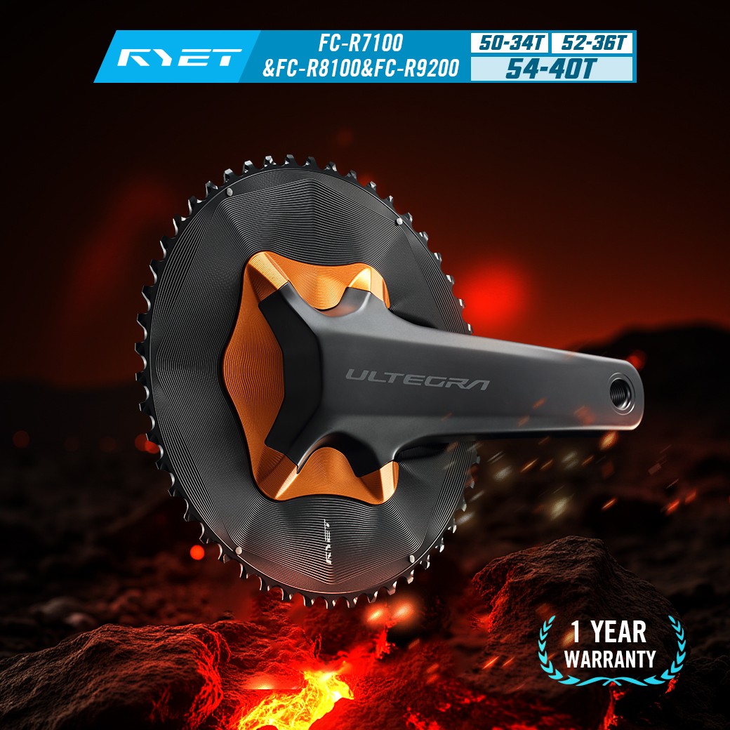 Aero Road Bike Chainring 50-34T 52-36T 54-40T for Shimano Ultegra R8100 12-Speed