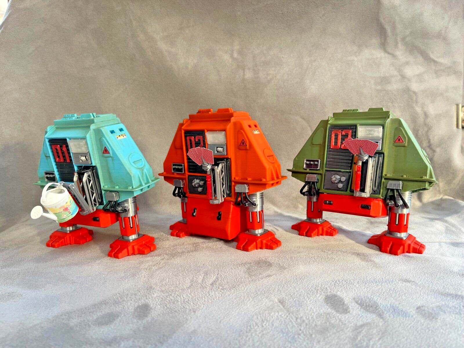 Huey, Louie and Dewey Model Robots From Sci-Fi Film Silent Running