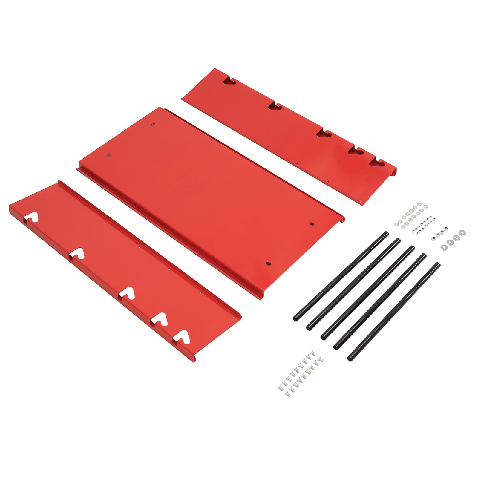 Red Wire Reel Holder 5 Rods Wire Spool Dispenser Rack For Industrial Electrical