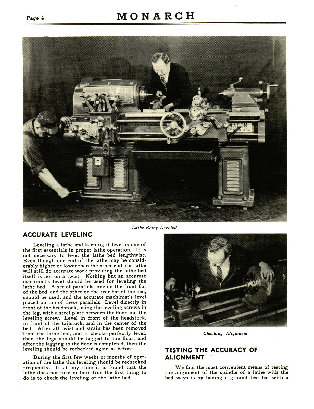 Monarch Lathe Model CK Operating, Maintenance, & Parts List Manual #1577