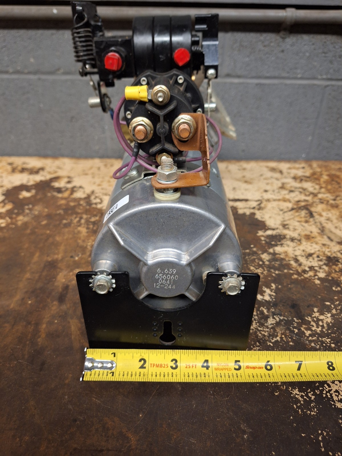 NOS Bucher Dyna-Might M-500-0129 PU5007 12V Hydraulic Power Unit Plow Lift Dump