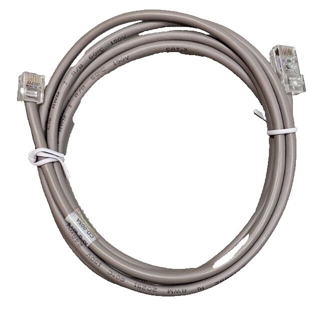 APG CD-005A 5' Cash Drawer Model 320 Kick Cable Open RJ45 RJ12 For Thermal Print