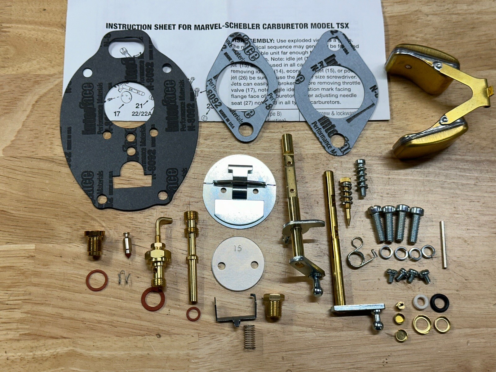 Ford 800, 900 Marvel Schebler Comprehensive Carburetor kit TSX662, 769 813