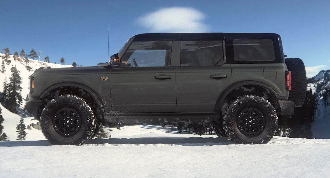 2021-2023 Ford Bronco Ranger Touch Up Paint Bottle Carbonized Gray M7 Clear Coat