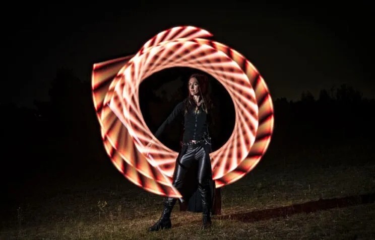 Spectrum LED Staff - 32 Color Modes - LED Juggling Staff - Light Saber