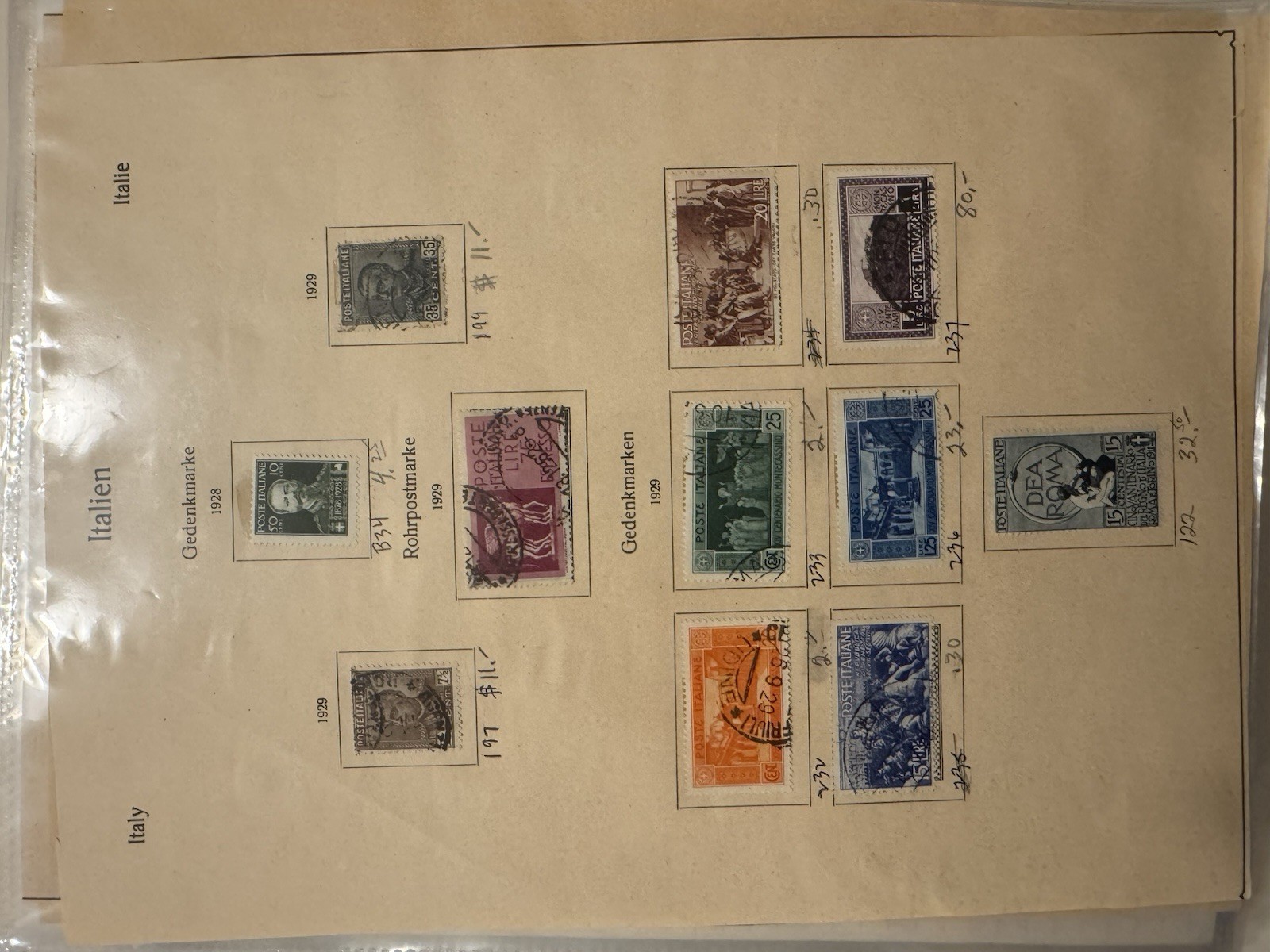 Italy Stamp Collection 2000+ Stamps Italy, Italian Themed, BV $10k+
