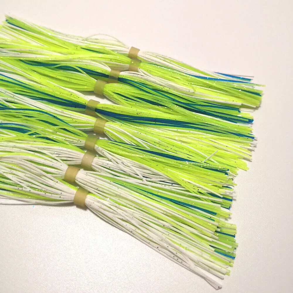 Lot Silicone Skirts Fishing Lure Skirt Replacement For Spinner Jig lures 20/24PC