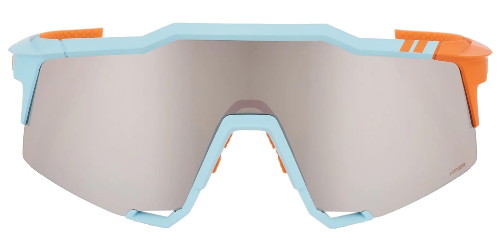 100% Speedcraft Soft Tact Two Tone Shield Wrap Sunglasses - 60007-00016