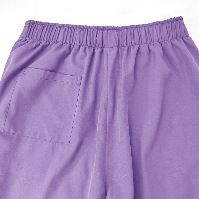 Unisex STRETCH Scrub Set Solid V-Neck Top Not-joger Pant Men Women Nurse Uniform