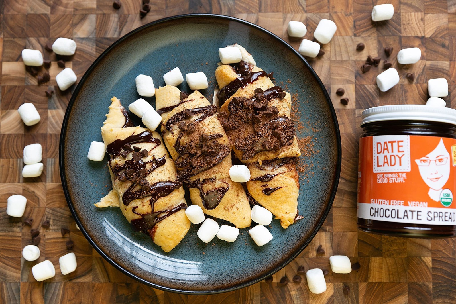 Date Lady Chocolate Spread | Organic, Vegan, 10.2 Ounce (Pack of 1)