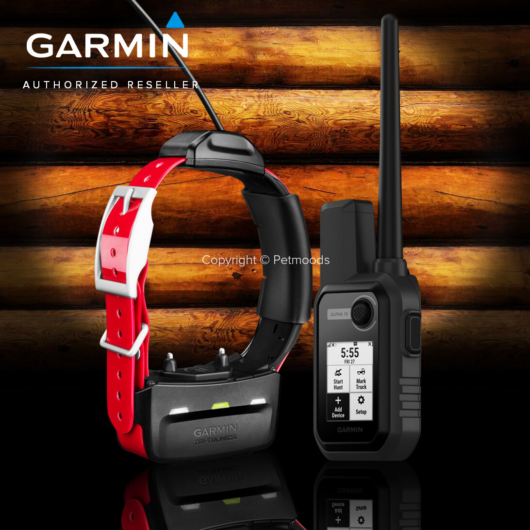 Garmin Alpha 10 Bundle TT15X Dog Device GPS Collar Tracking and Training