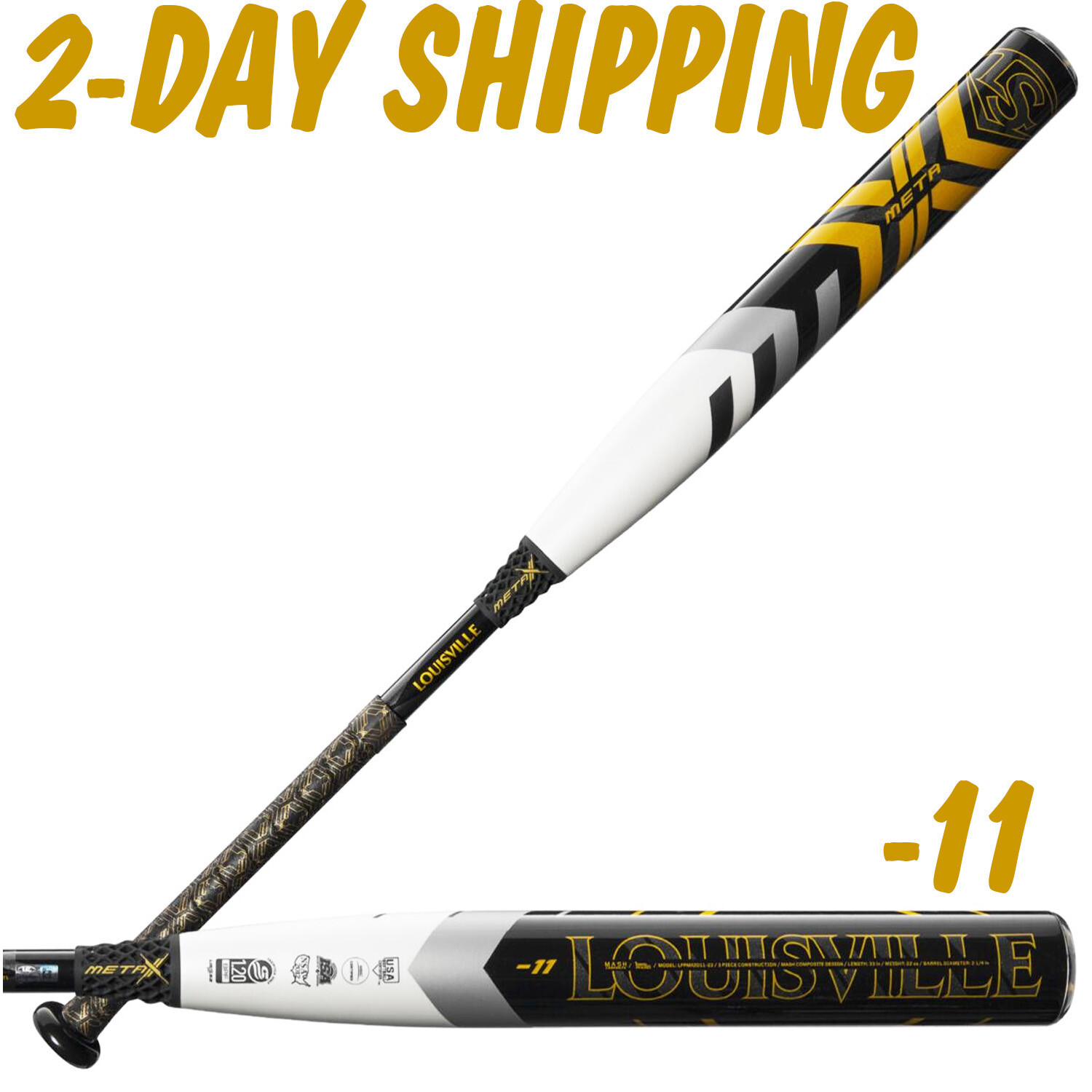 2024 Louisville Slugger META X 33" / 22 oz FastPitch Softball Bat -WBL2668010