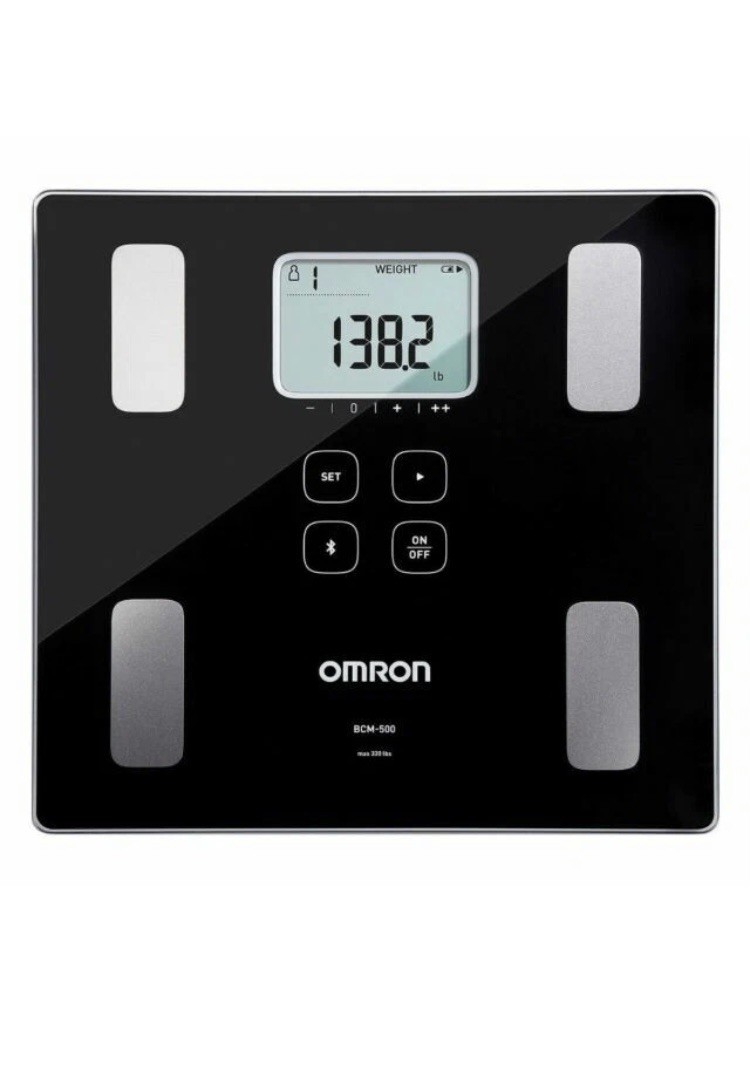 Omron BCM-500 Bluetooth Body Composition Monitor and Scale - Black