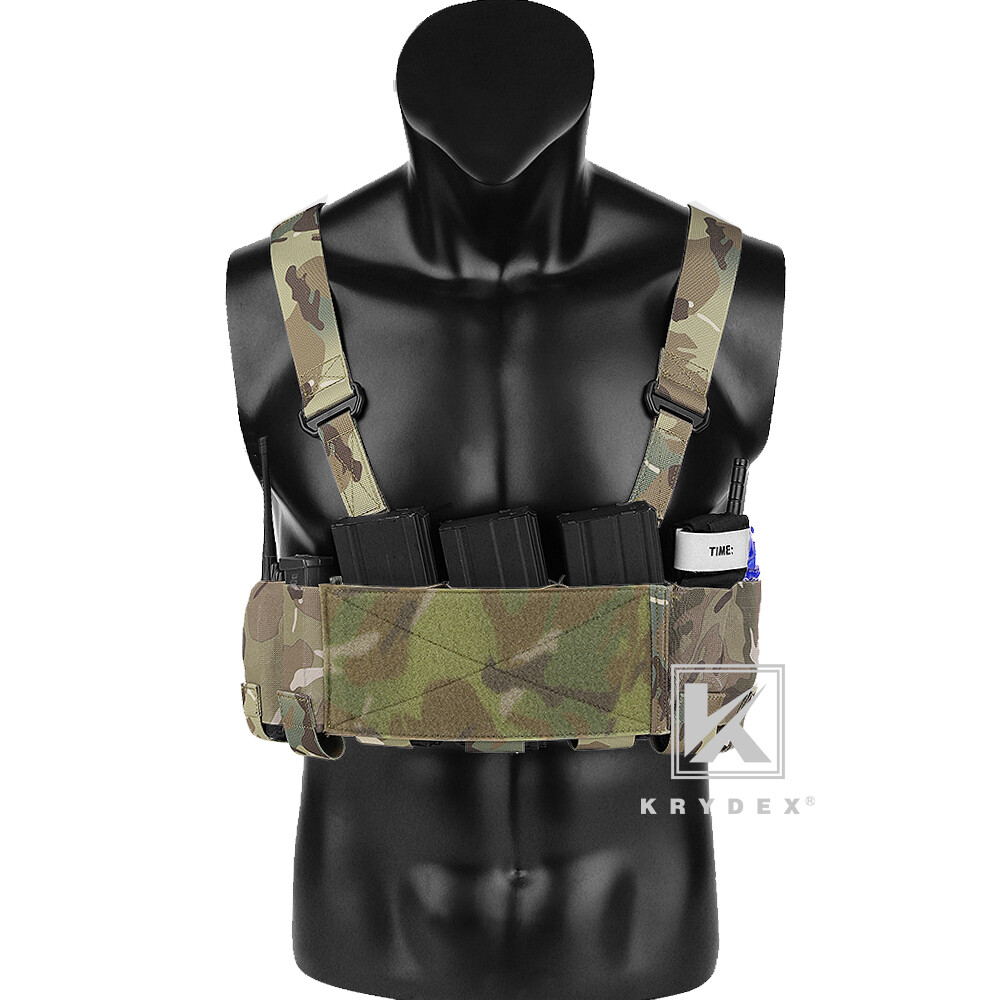 KRYDEX Concealed Carry Low-Vis 5.56 Ready Chest Rig Tactical Elastic Cummerbund