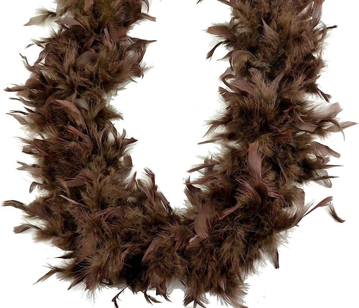 Dark Roast Brown 70 gm 72 in 6 Ft Chandelle Feather Boa
