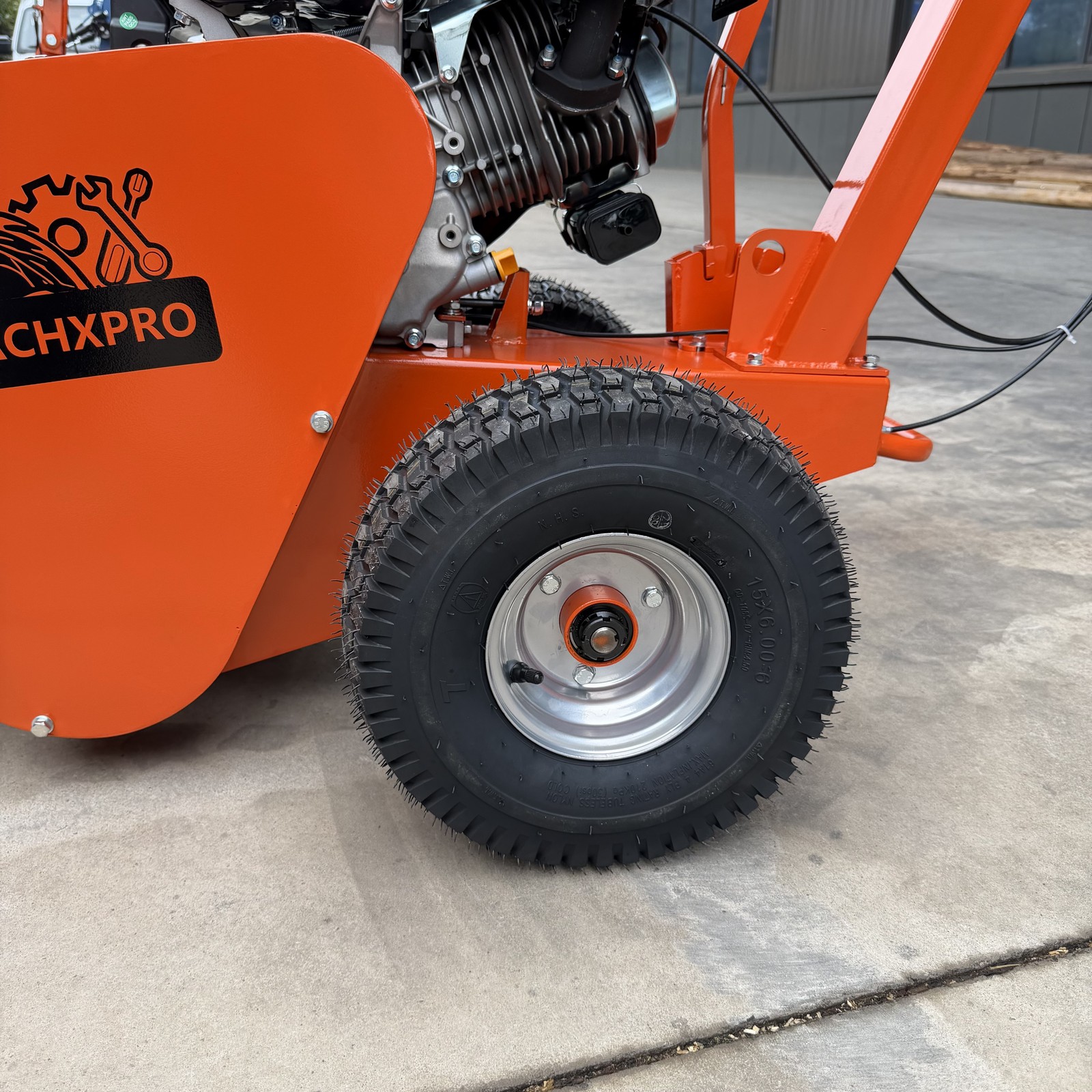 15HP E-Start Gas Powered Trencher, 420cc 24'' Trench Depth/4'' Trench Width