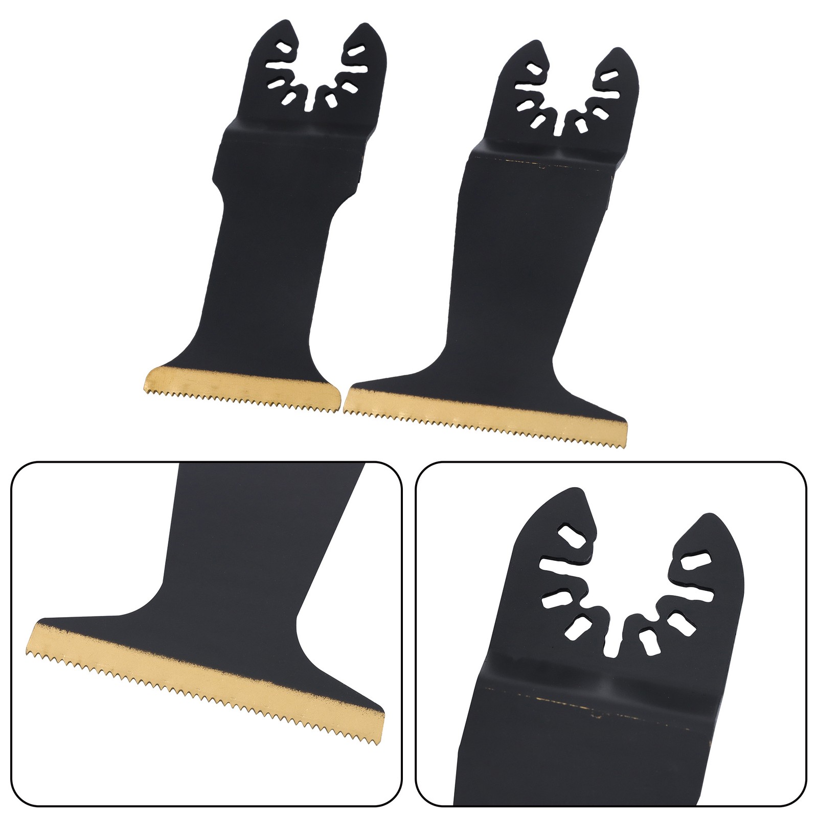 30Pcs Oscillating Tool Blades Titanium Multi Tool Blades for Metal Wood Plastic