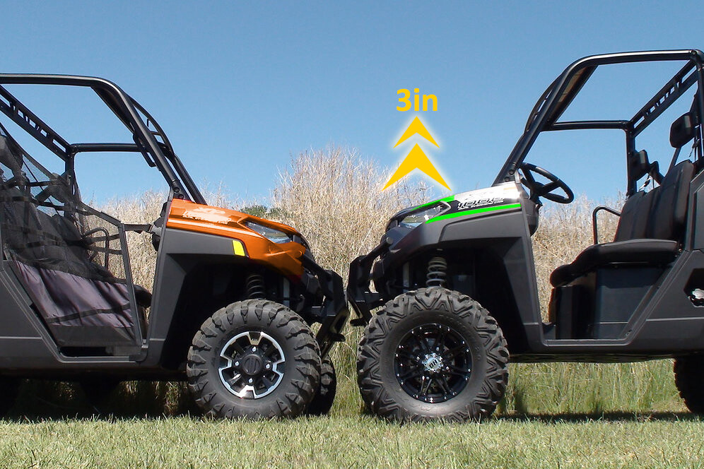 3" Lift Kit For Polaris Ranger XP 570 900 Full Size XP 1000 Crew (4 pcs)