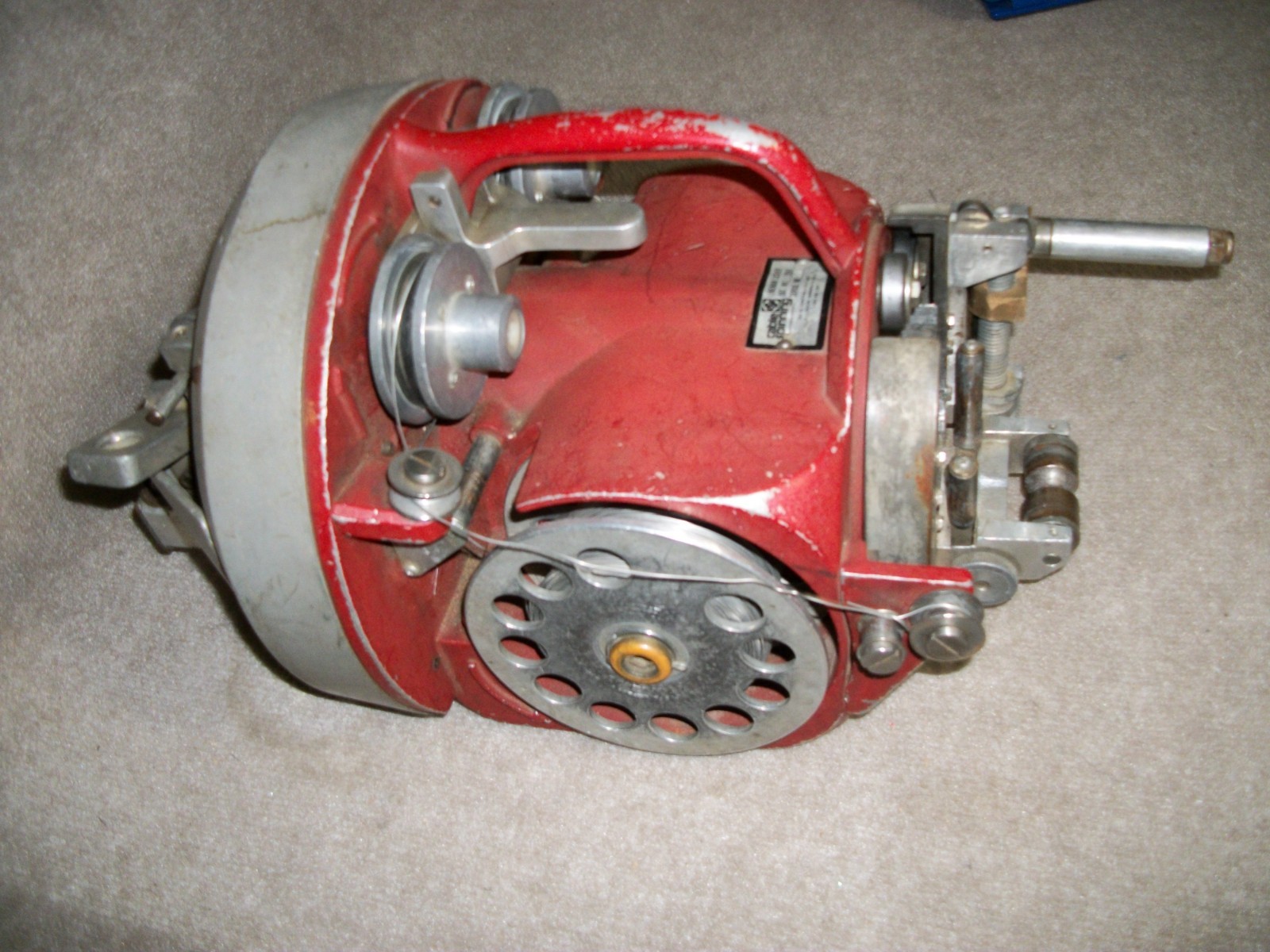 NICE CABLE SPINNING EQUIPMENT MODEL 1050 LINEMAN LASHER MACHINE WITH CASE