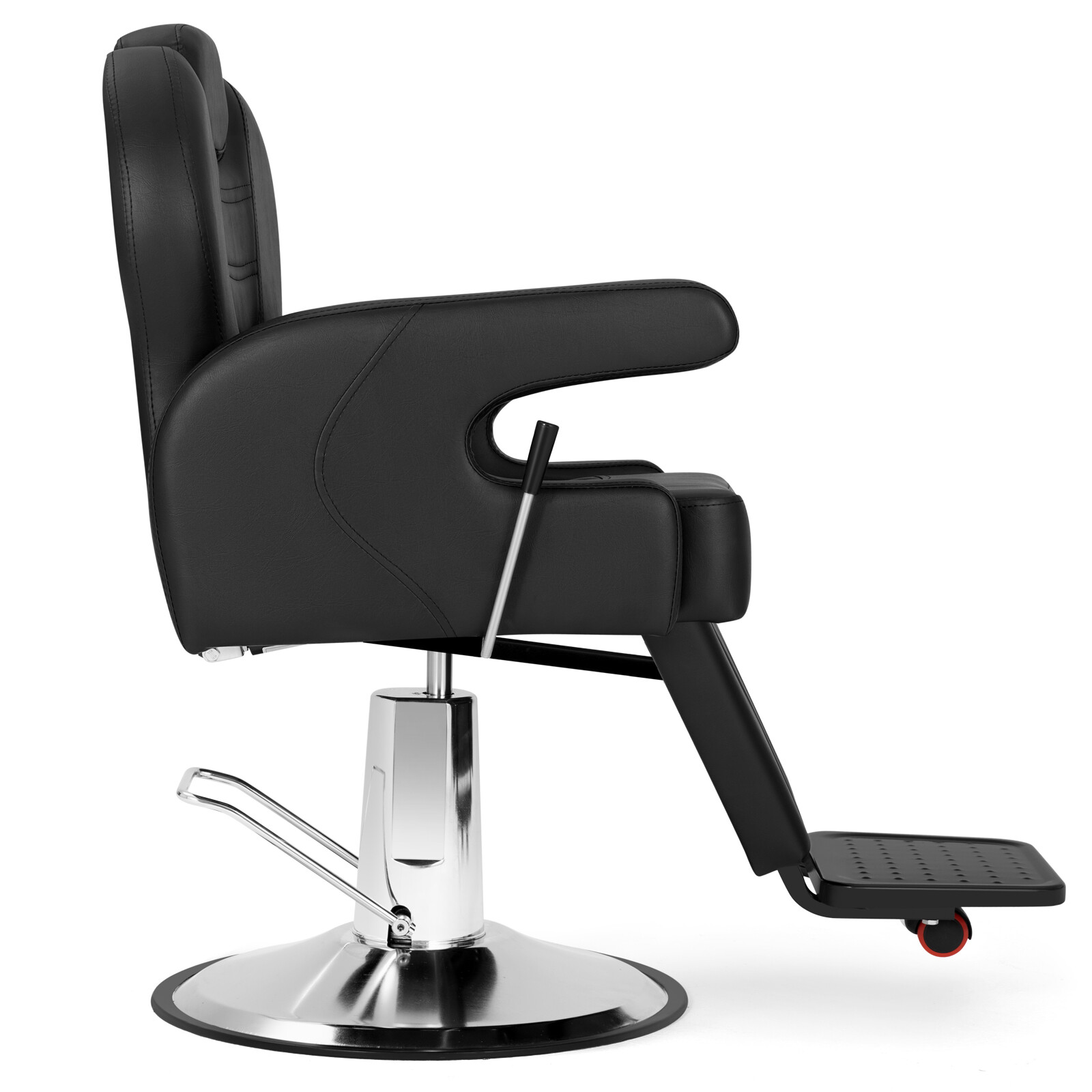 Black All Purpose Heavy Duty Recline Barber Chair Hydraulic Salon Beauty Stylist