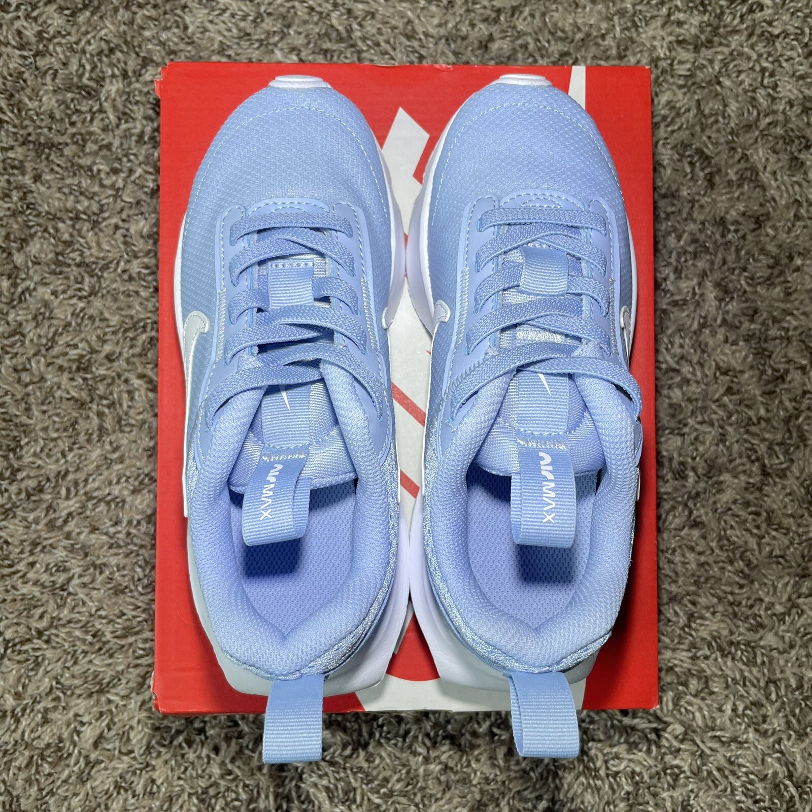 Nike Air Max Toddlers Size 9c Intrlk Lite PS Blue White Kid Running DH9394-401