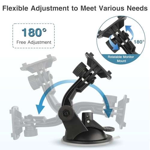 Backup Camera Monitor Mount,(4.3/5in) Rvs Rear View Camera Screen Mounting