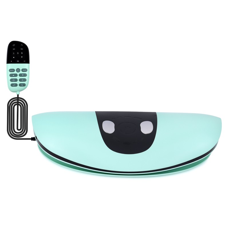 Electric Lumbar Massager with Heat Adjustable Intensity Back Stretcher Device#