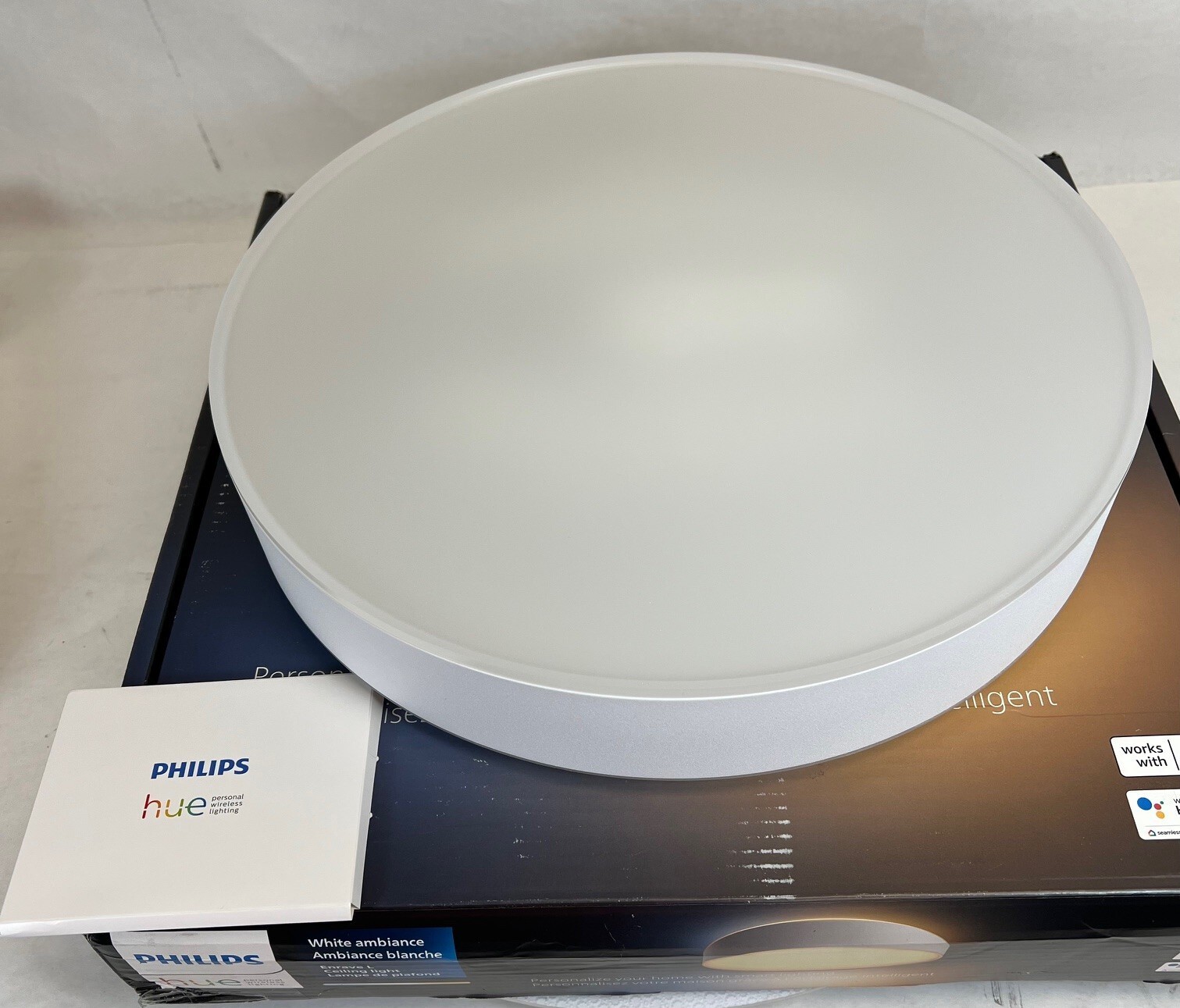 Philips Hue Enrave Large White Ambiance Smart Ceiling Lamp -FREE SHIPPING