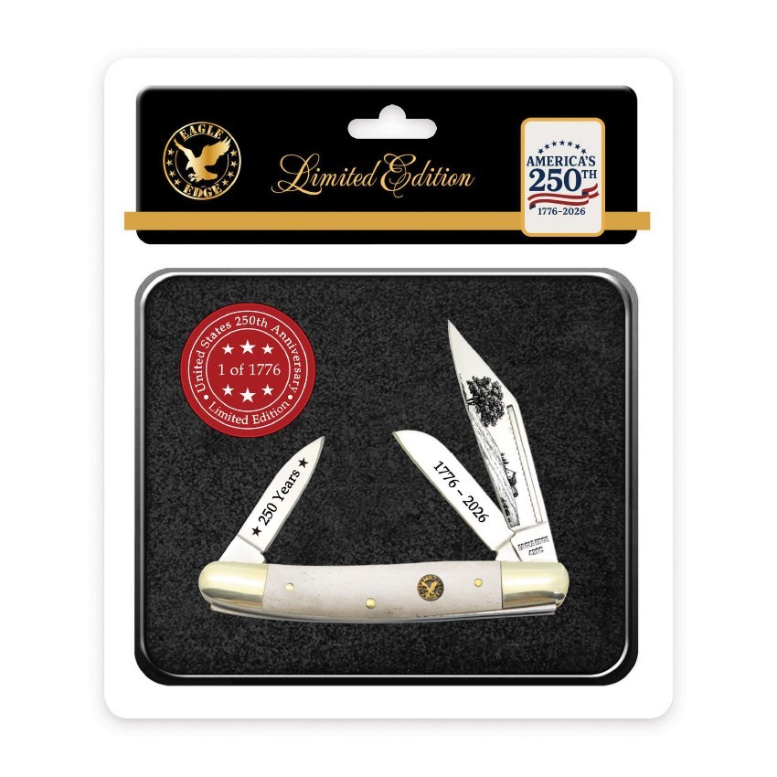NEW!! Eagle Edge - America's 250th Anniversary 1776 LIMITED EDITION Pocket Knife