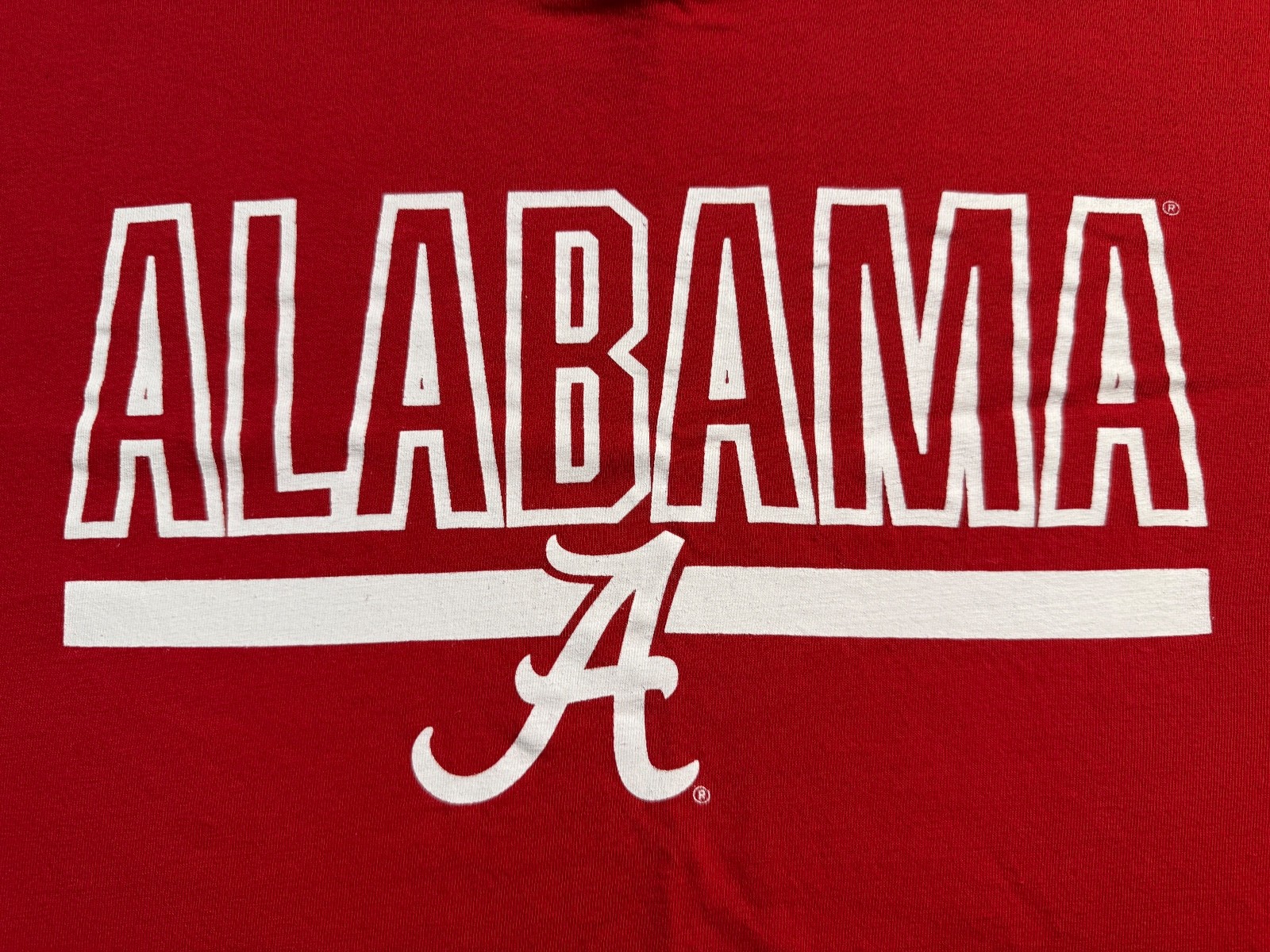 Alabama Crimson Tide T-Shirt Mens Varsity Red Short Sleeve - 4XLT 276