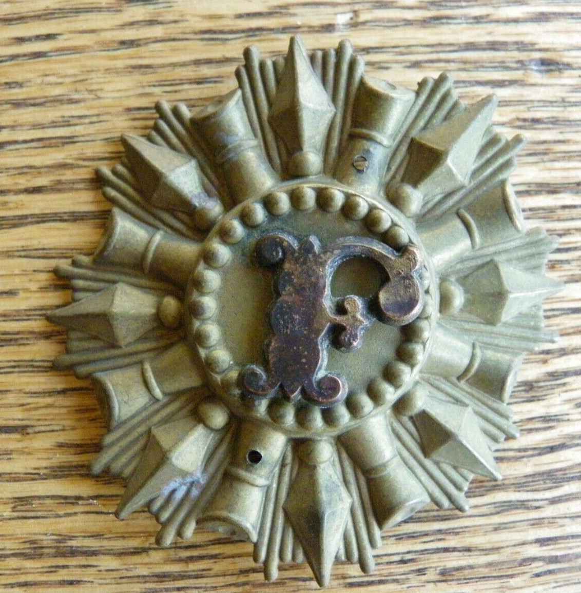 CIVIL WAR ERA FIRE ZOUAVES KEPI HAT INSIGNIA