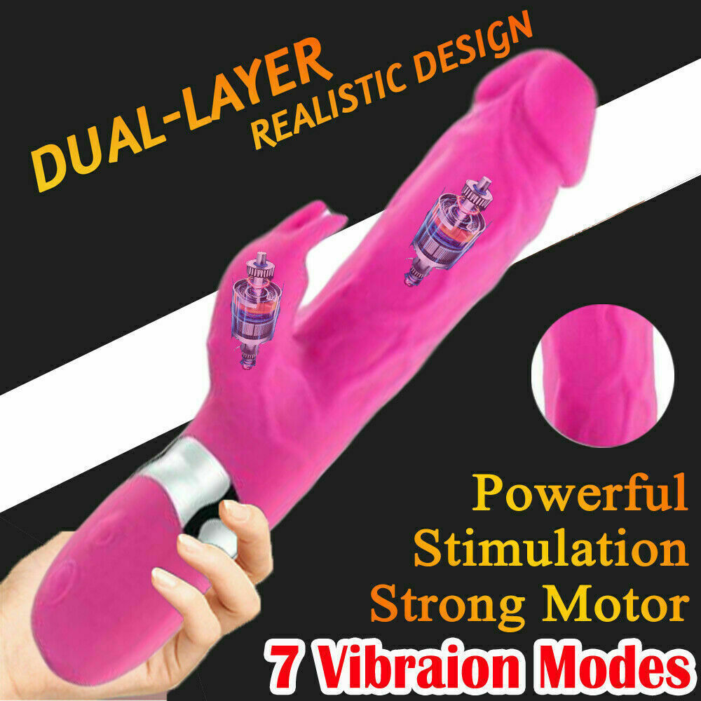 Multispeed-Vibrator-G-Spot-Dildo-Rabbit-Female-Adult-Sex-Toy-Waterproof Massager