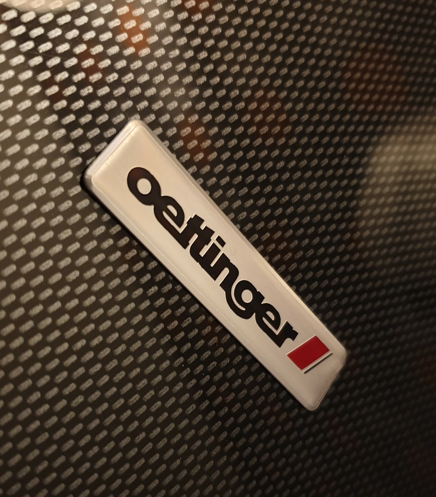 GENUINE OETTINGER REPLACEMENT SPOILER INSERT BADGE OE70110500