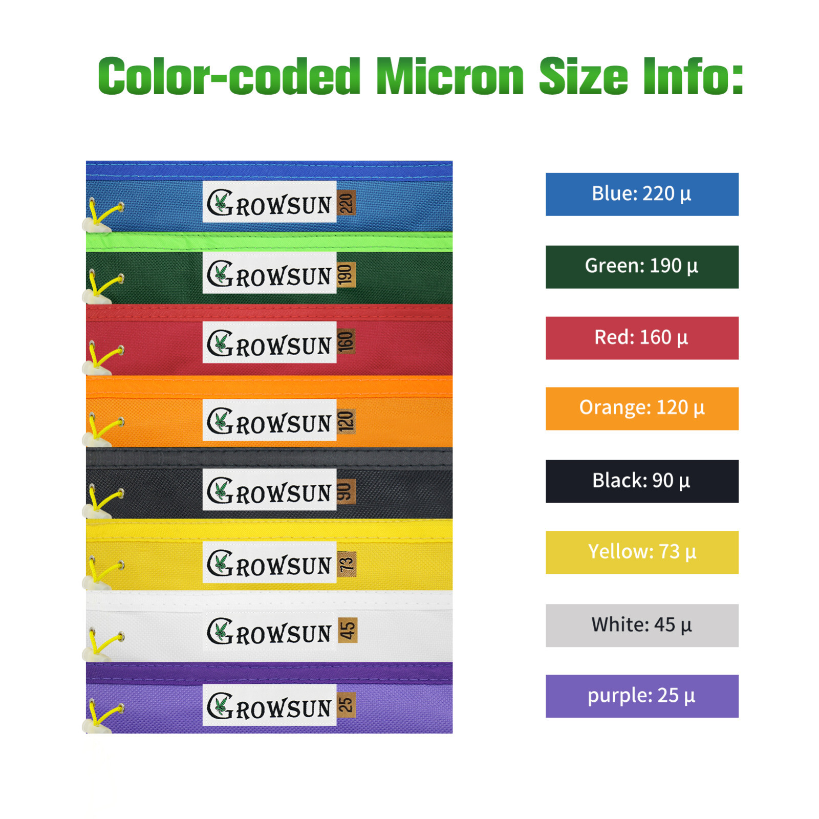 Bubble Bags 32 Gallon 5 Bag Set Ice Herbal Essence Extraction Bag