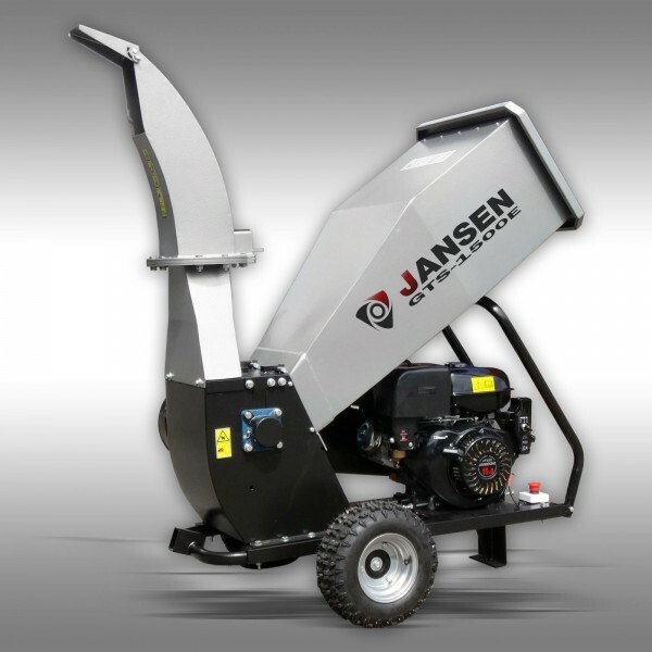 JANSEN SELF FEEDING Wood Chipper ELECTRIC START AND MANUAL STARTER,15HP