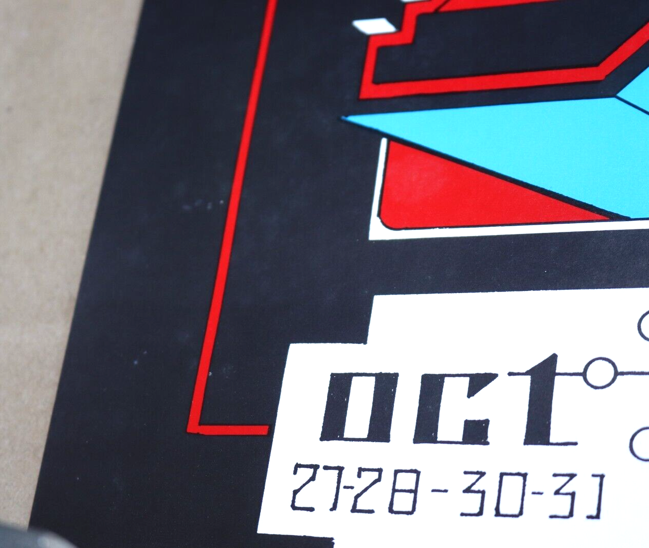 1984 RICK GRIFFIN GRATEFUL DEAD BERKELEY CONCERT POSTER PHARAOH 18X23" RARE