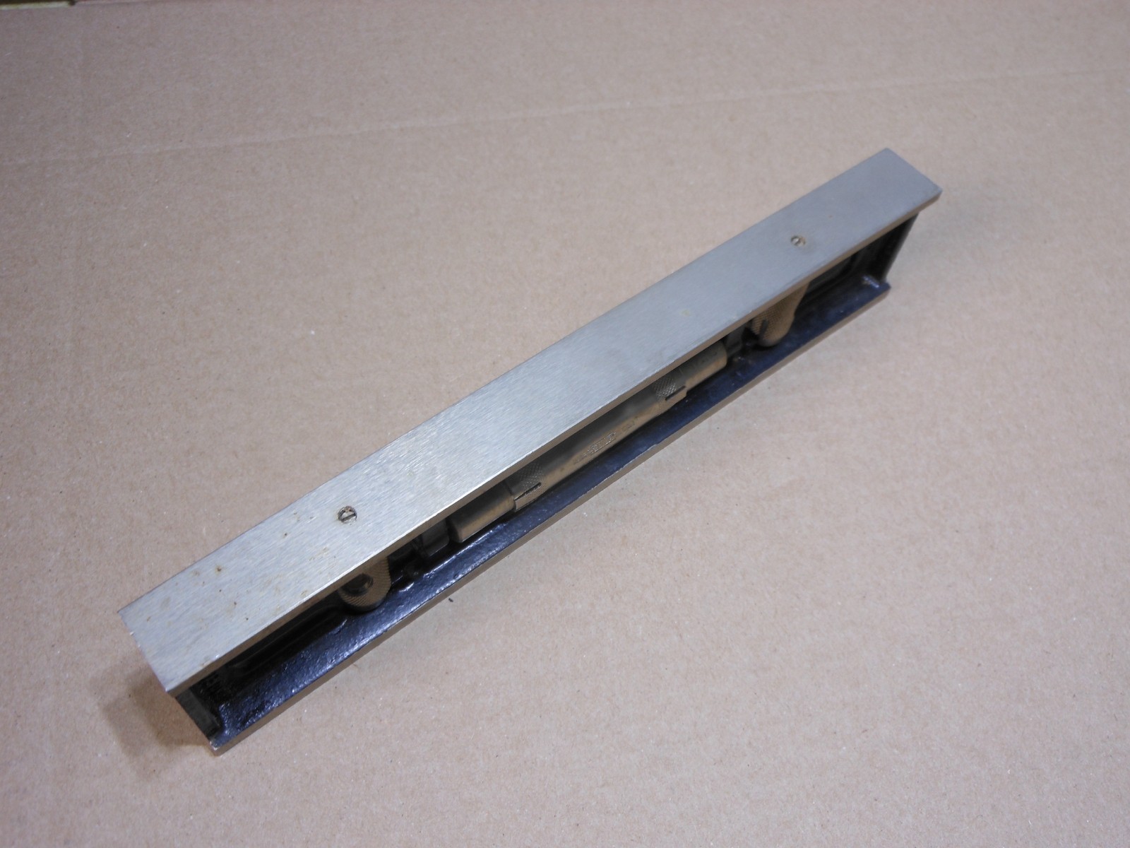 Vintage Stanley 36G 9" Cast Iron Level 3 Vial