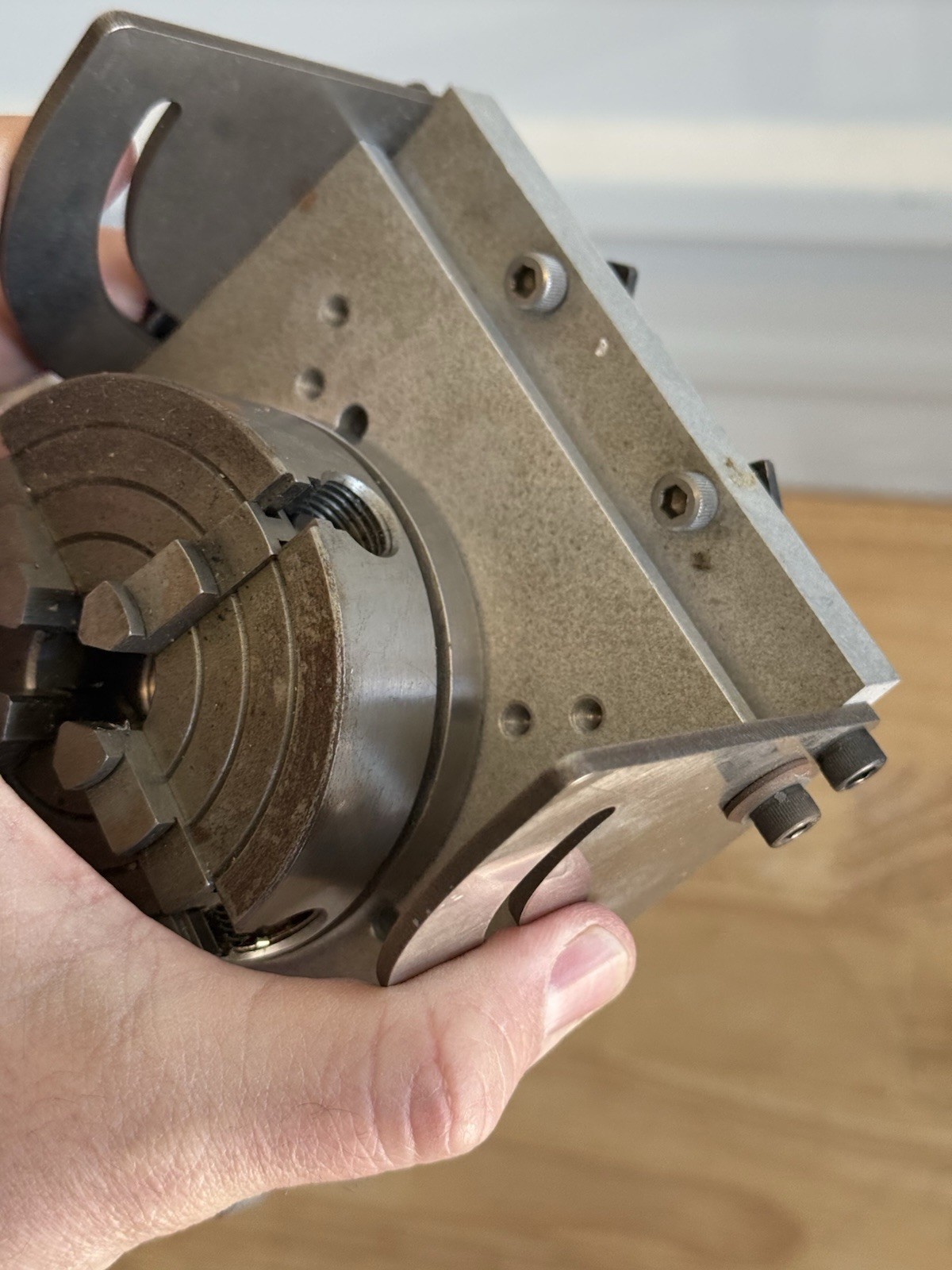 Sherline 3750 Tilting Angle Table Sine Plate for Milling Vise With 4 Jaw Chuck