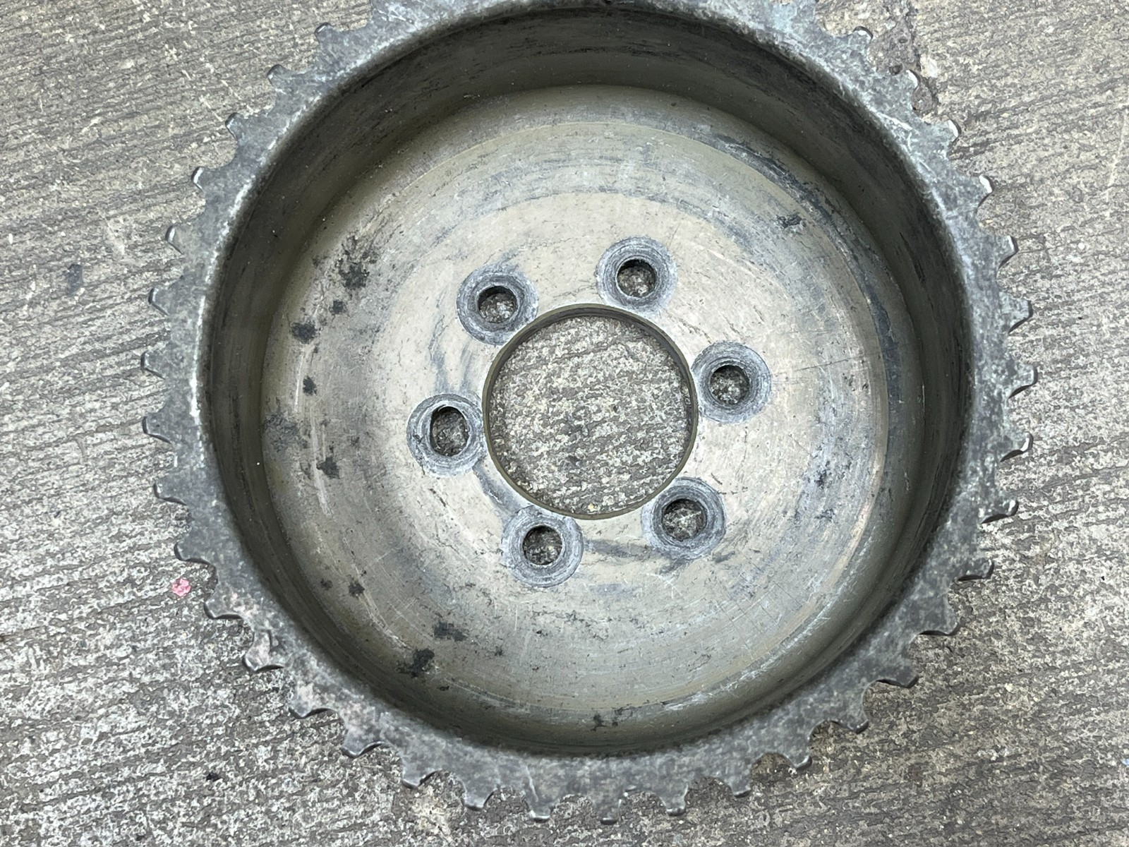 Pulley, Blower, 13.9 mm, magnesium, for 3" wide belt, 2" register hole, 42 tooth