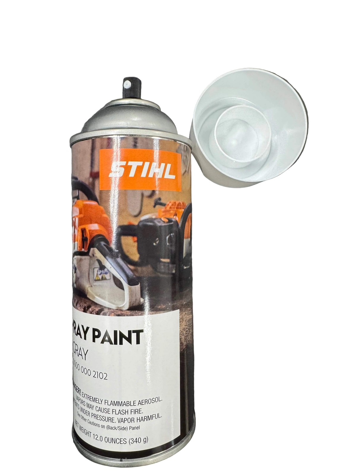 STIHL 0000-000-2102 Gray Spray Paint – OEM Touch-Up Paint for