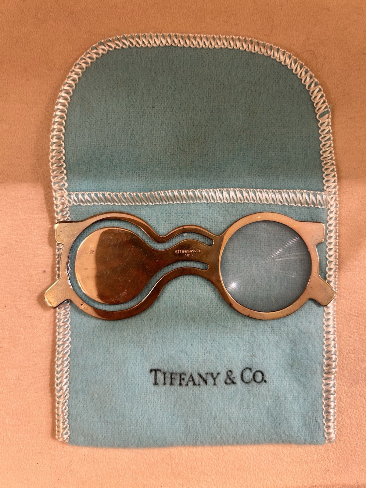 TIFFANY & Co Sterling Silver Novelty Bookmark & Magnifier