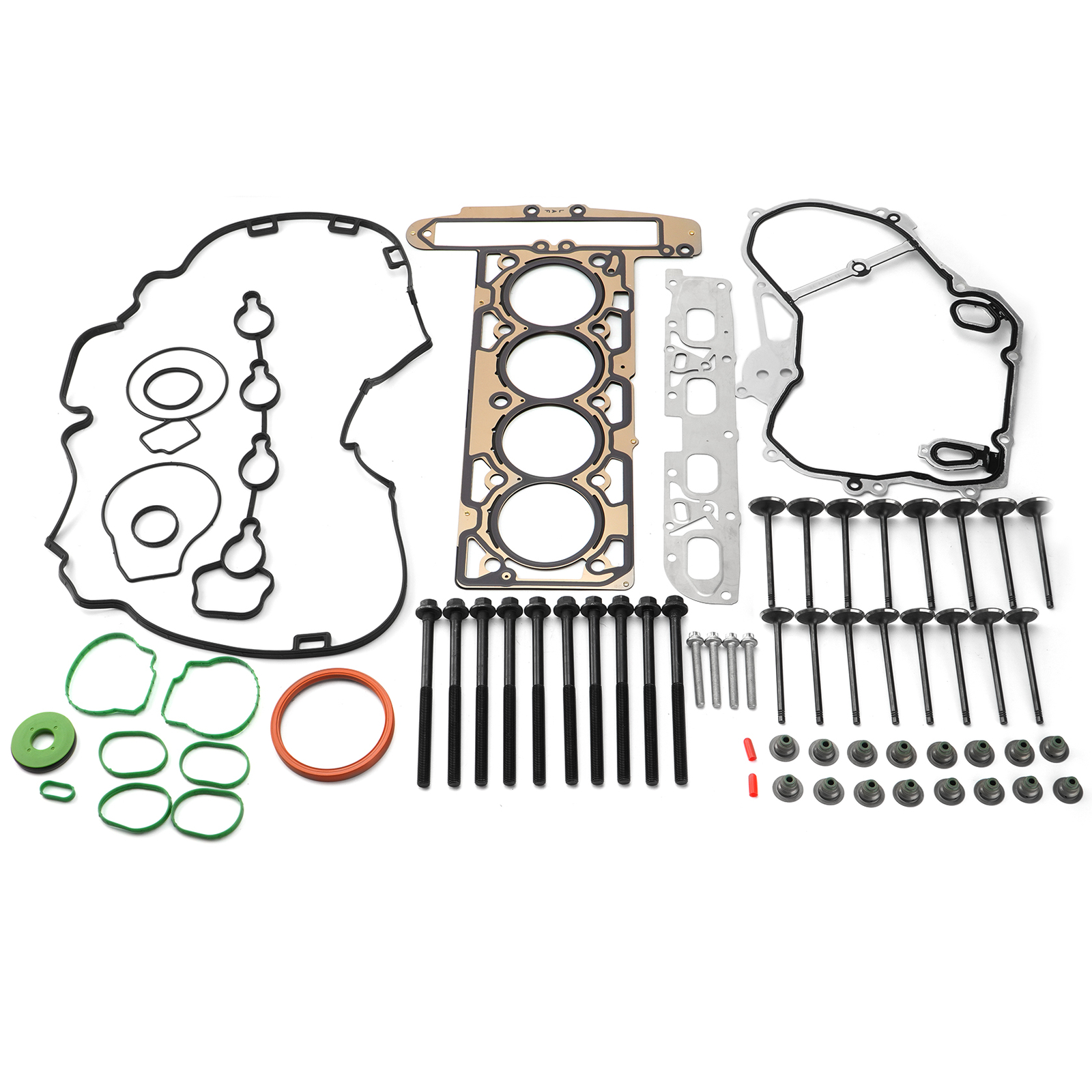 Head Gasket Set & Rocker Arms & Valve Lifter For Chevy Equinox GMC Terrain 2.4L