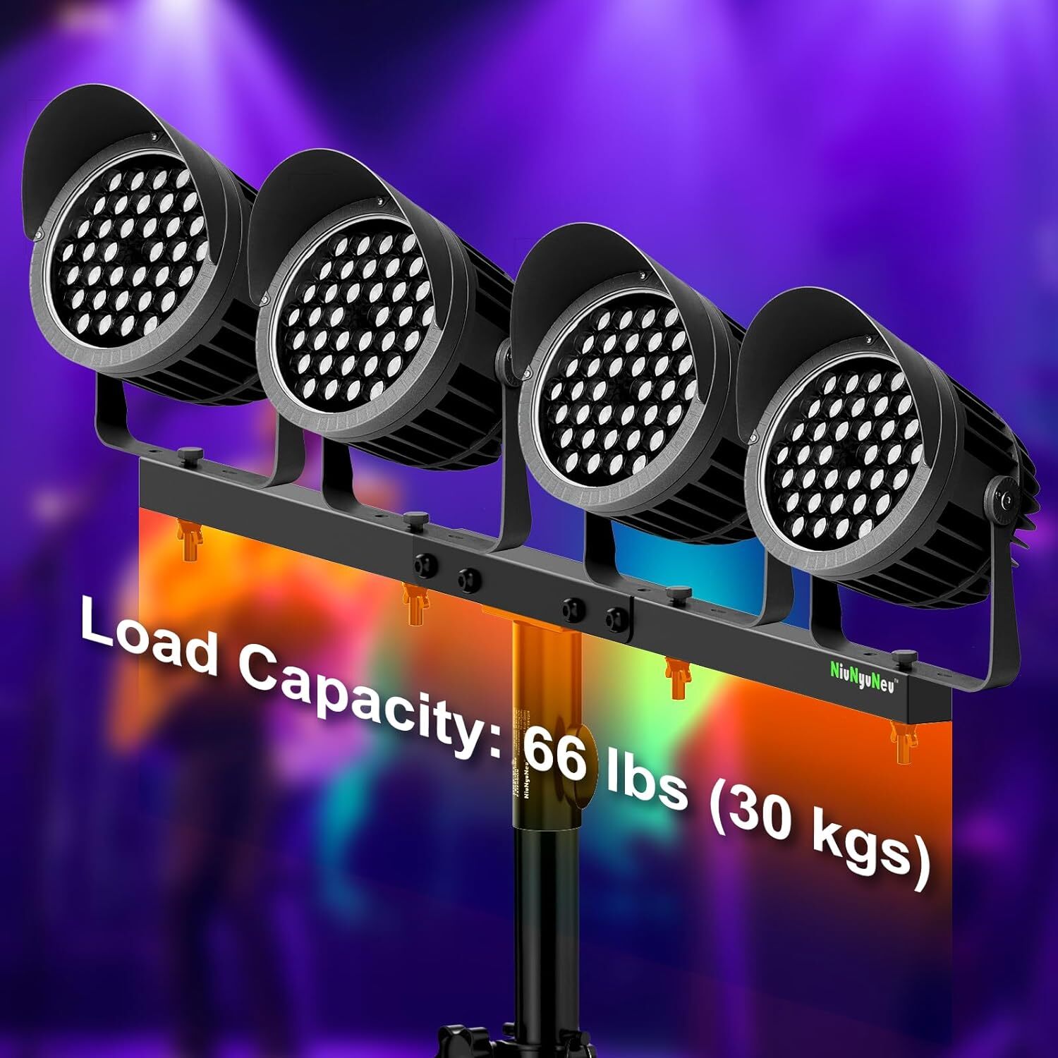 DJ Lighting T-Bar Extension Cross Bar Mount for Tripod Speaker Stand