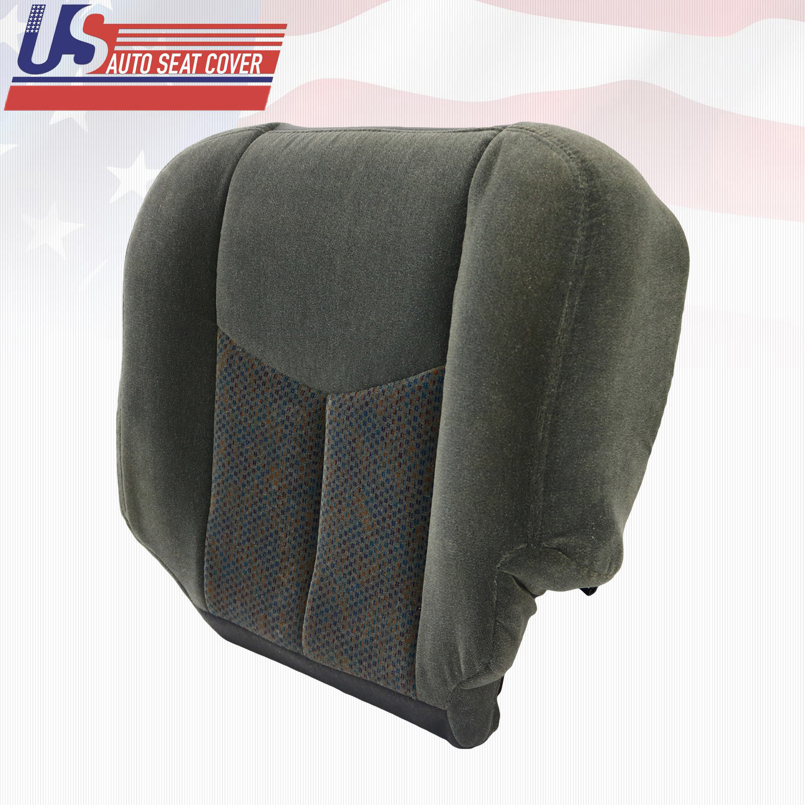 2003 To 2006 Chevy Silverado LS LT Z71 Driver Bottom Cloth Seat Cover Dark Gray